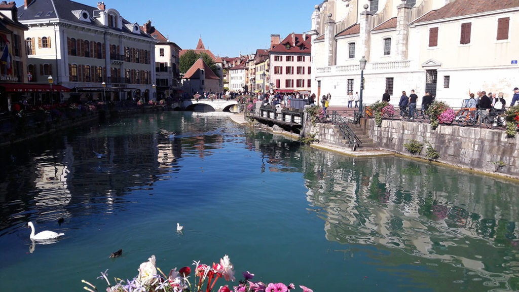 Cidade de Annecy na França