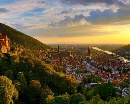 picture of heidelberg landscape
